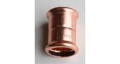Copper press-fit straight coupling